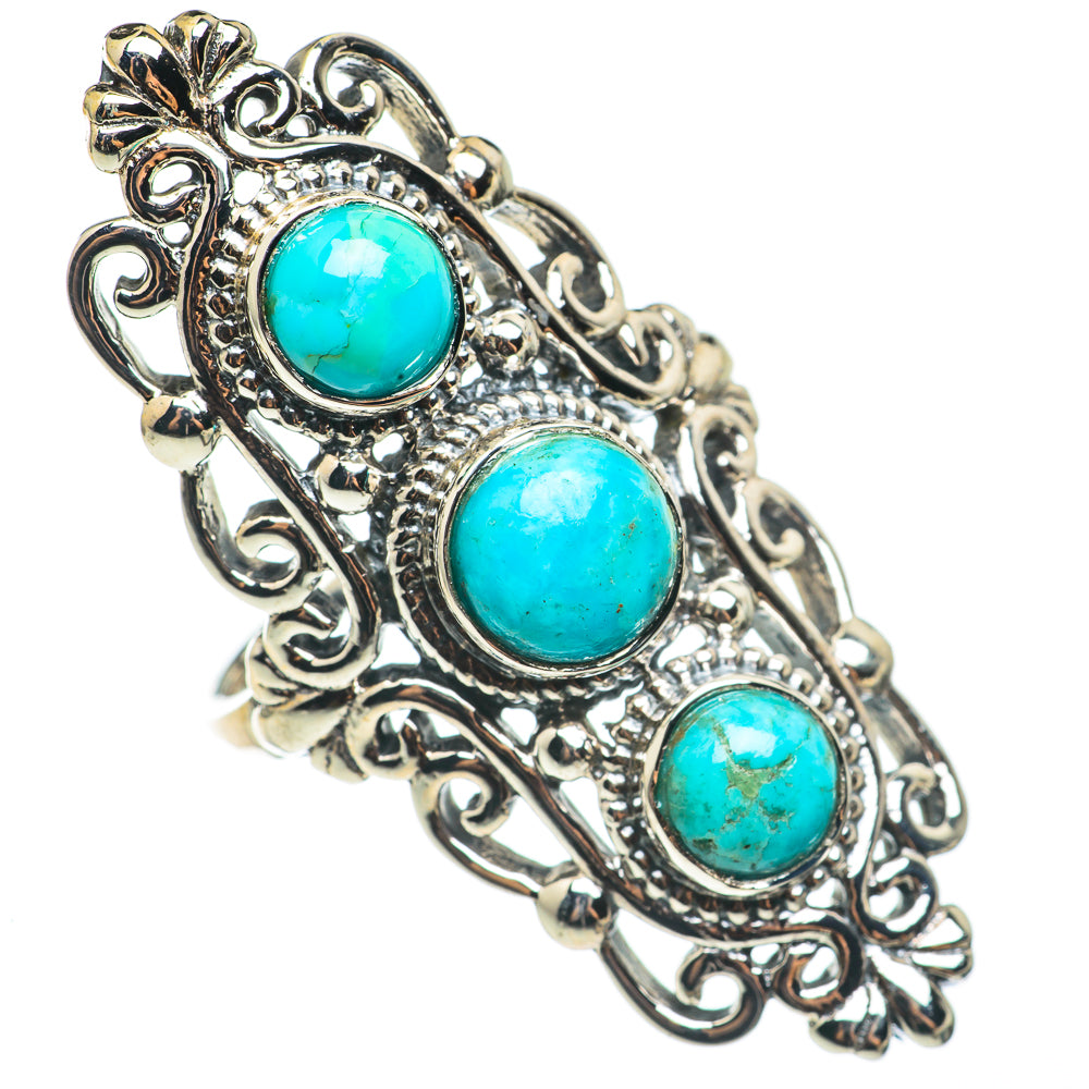 Arizona Turquoise Rings handcrafted by Ana Silver Co - RING68654
