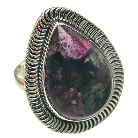 Russian Eudialyte Rings handcrafted by Ana Silver Co - RING68668