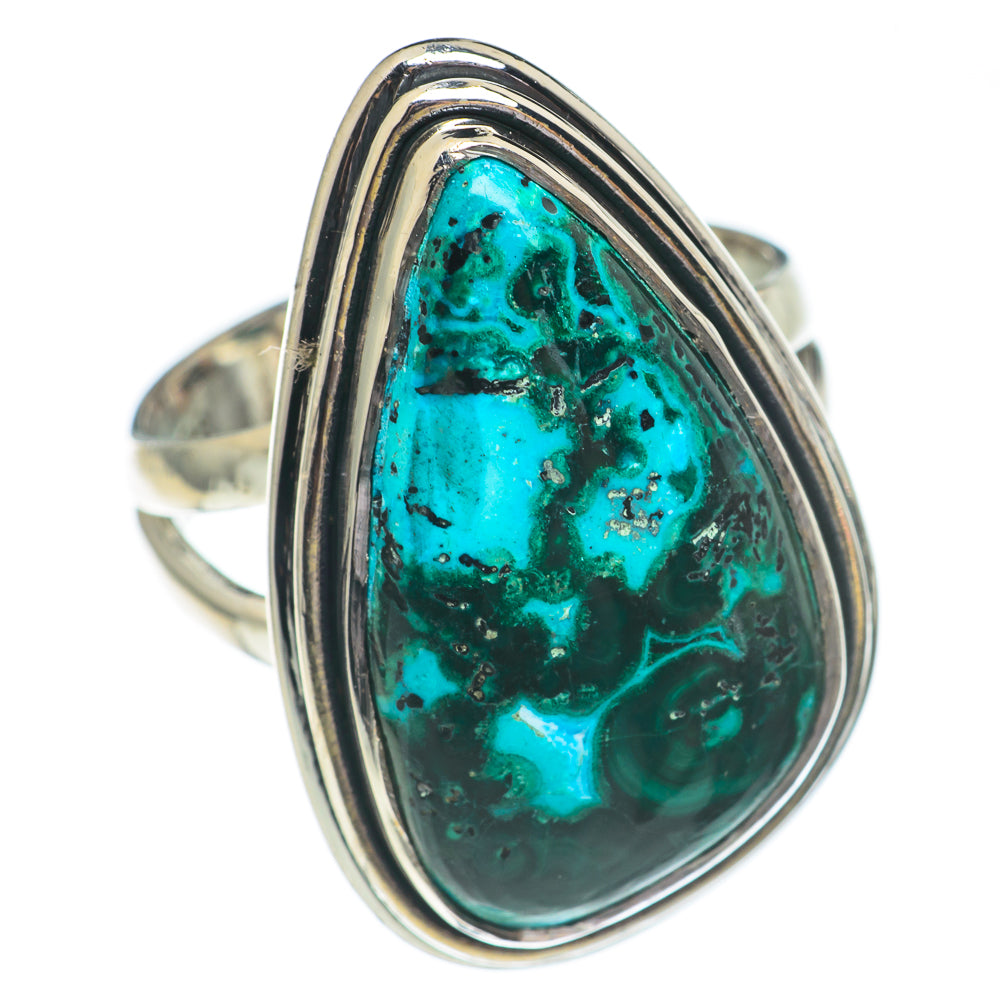 Chrysocolla Rings handcrafted by Ana Silver Co - RING68681