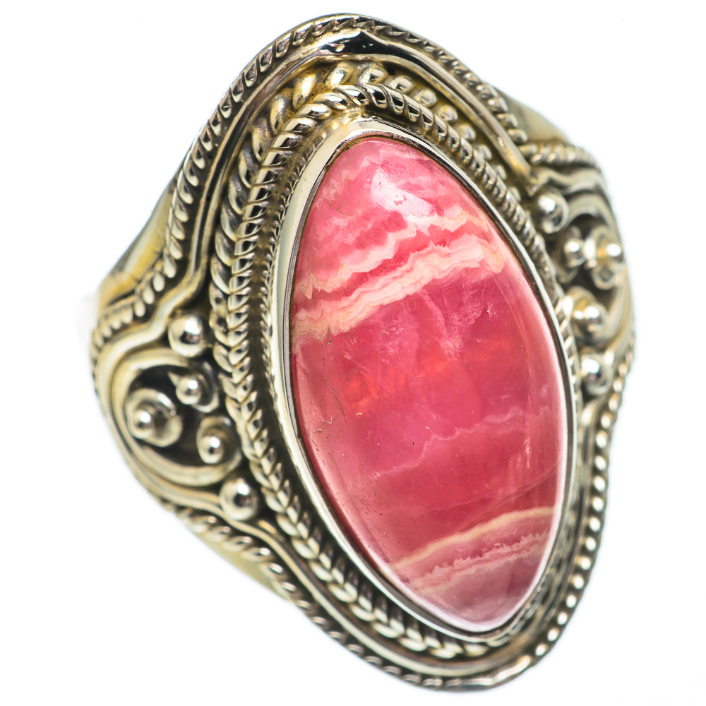 Rhodochrosite Rings handcrafted by Ana Silver Co - RING68688