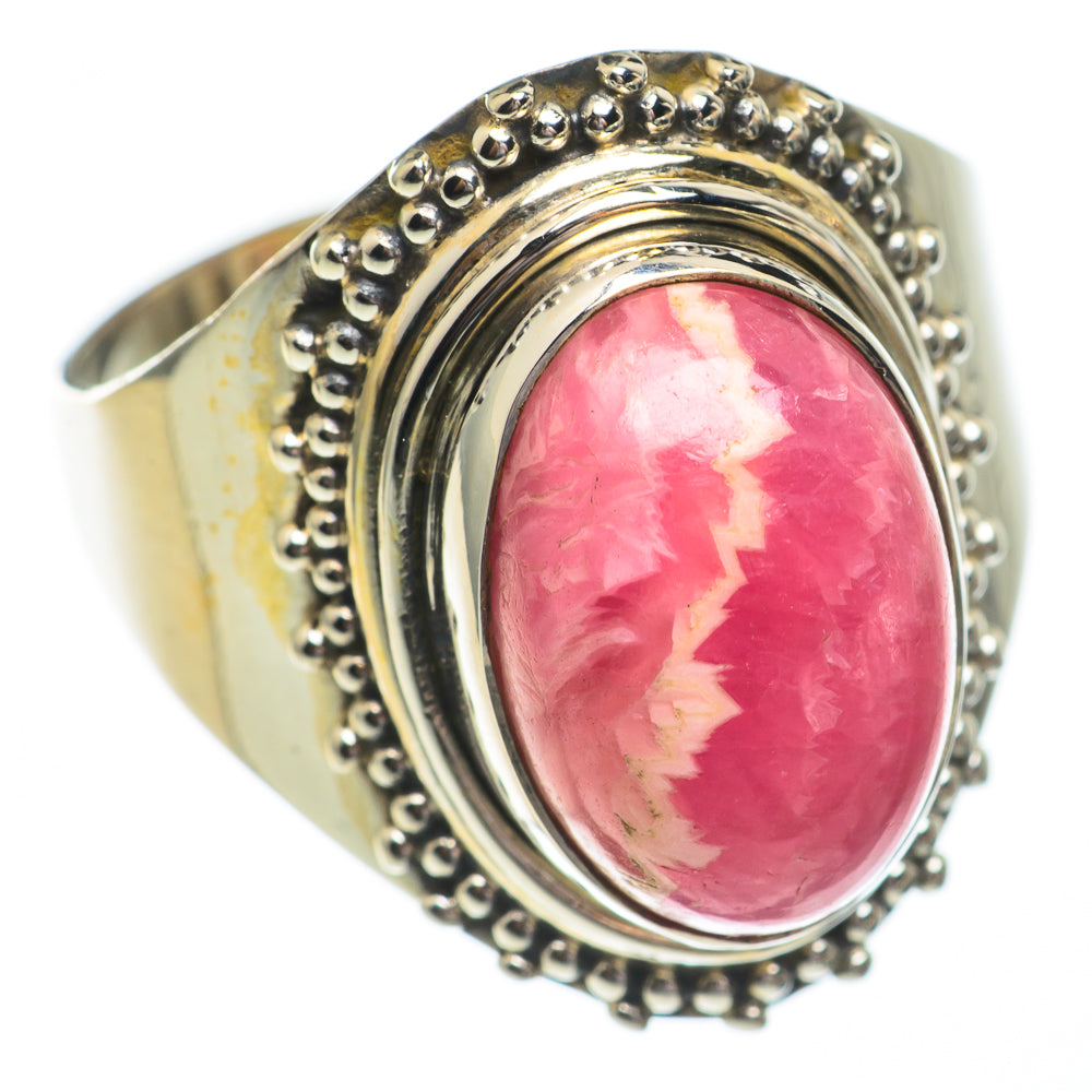 Rhodochrosite Rings handcrafted by Ana Silver Co - RING68691