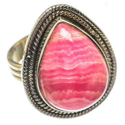 Rhodochrosite Rings handcrafted by Ana Silver Co - RING68692