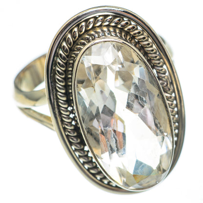 White Quartz Rings handcrafted by Ana Silver Co - RING68702