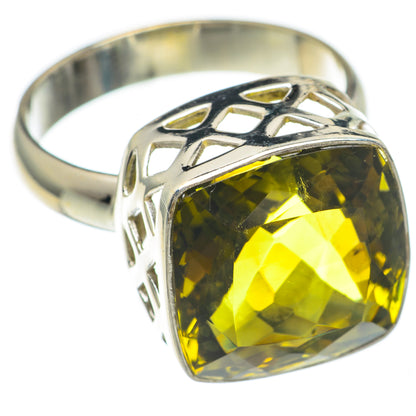 Olive Quartz Rings handcrafted by Ana Silver Co - RING68708