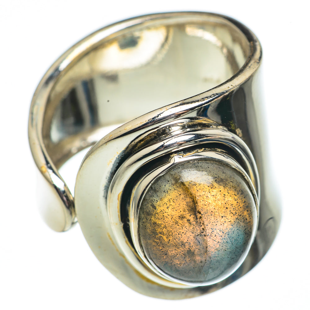 Labradorite Rings handcrafted by Ana Silver Co - RING68710