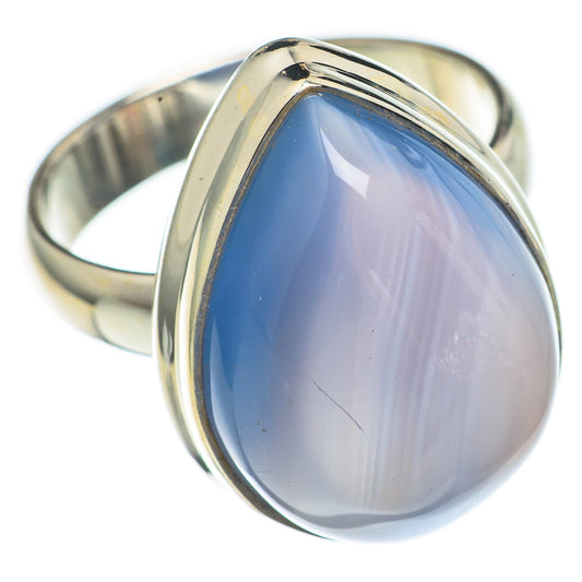 Chalcedony Rings handcrafted by Ana Silver Co - RING68713