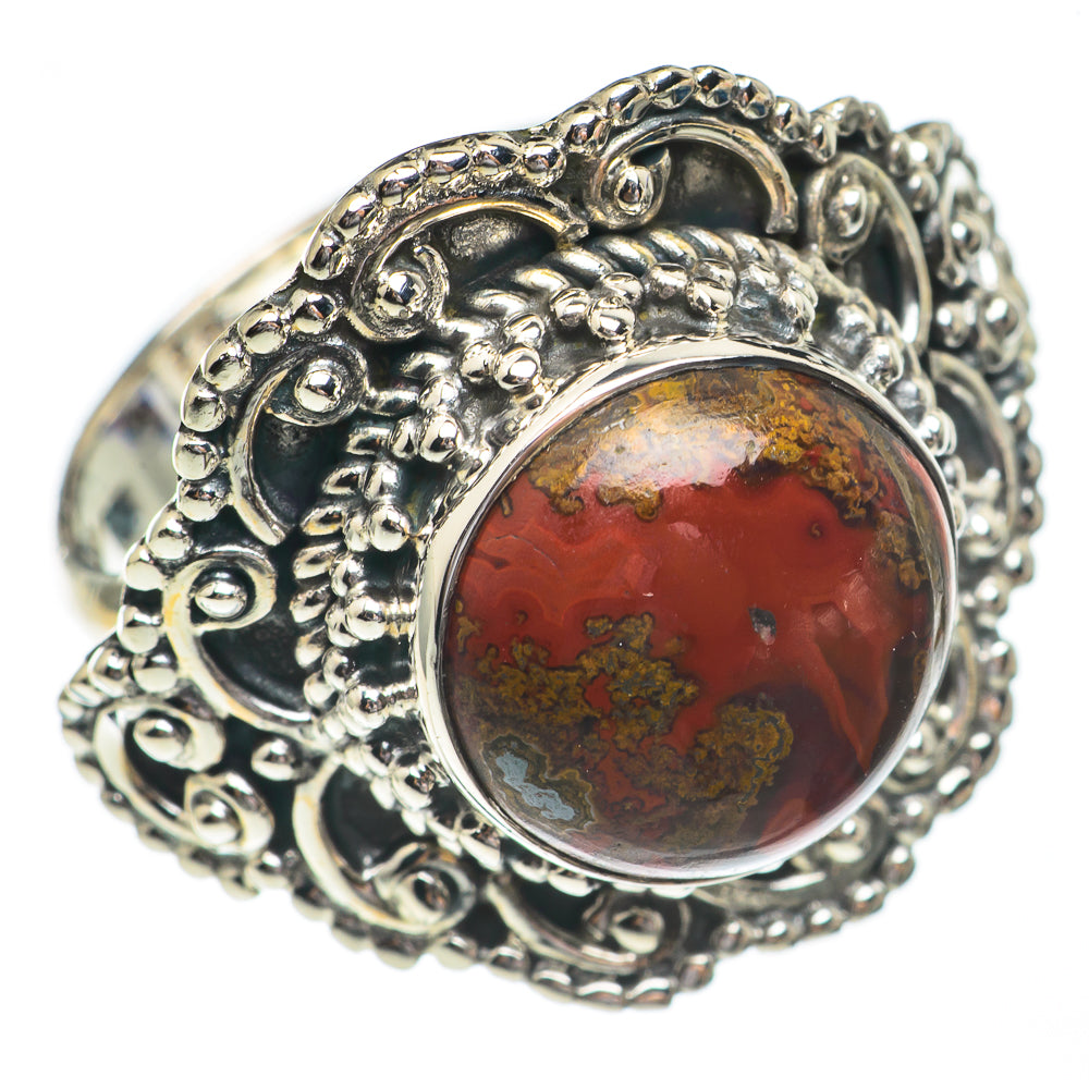 Mahogany Obsidian Rings handcrafted by Ana Silver Co - RING68719