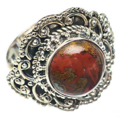 Mahogany Obsidian Rings handcrafted by Ana Silver Co - RING68719