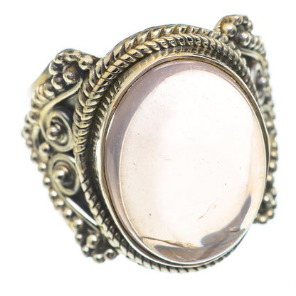 Rose Quartz Rings handcrafted by Ana Silver Co - RING68726