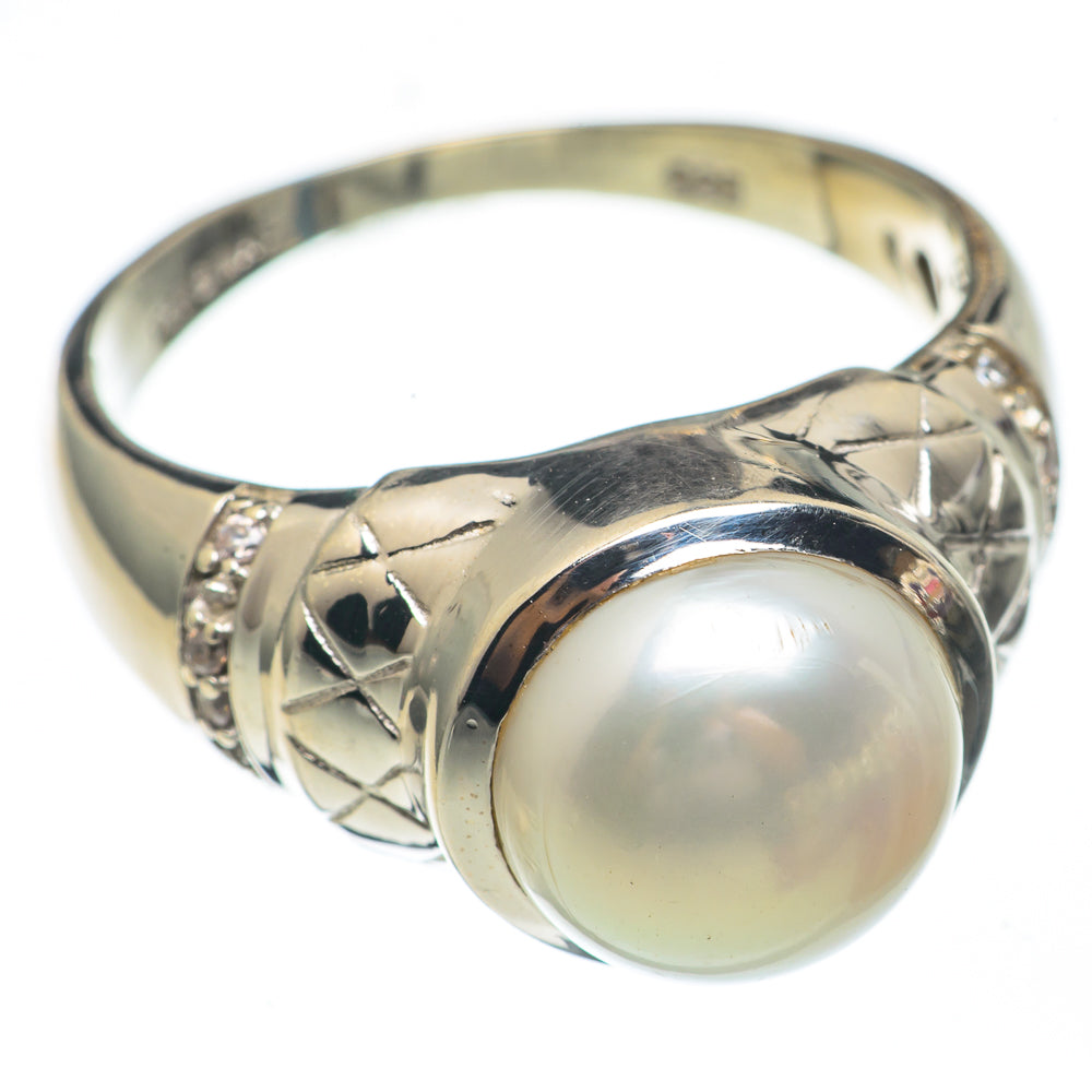 Cultured Pearl Rings handcrafted by Ana Silver Co - RING68737
