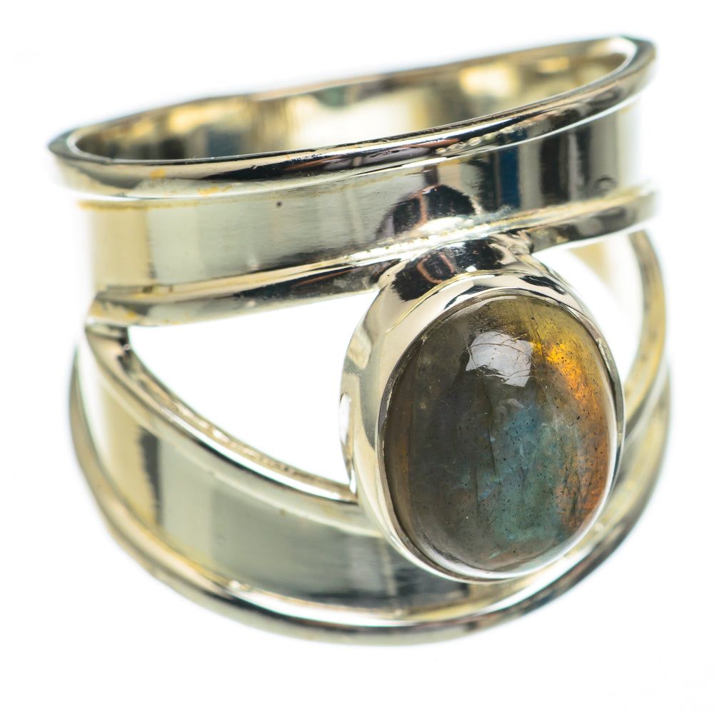 Labradorite Rings handcrafted by Ana Silver Co - RING68746