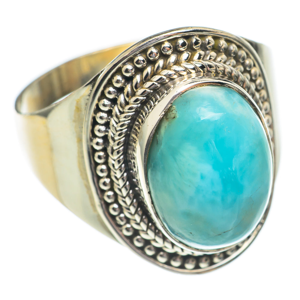 Larimar Rings handcrafted by Ana Silver Co - RING68775