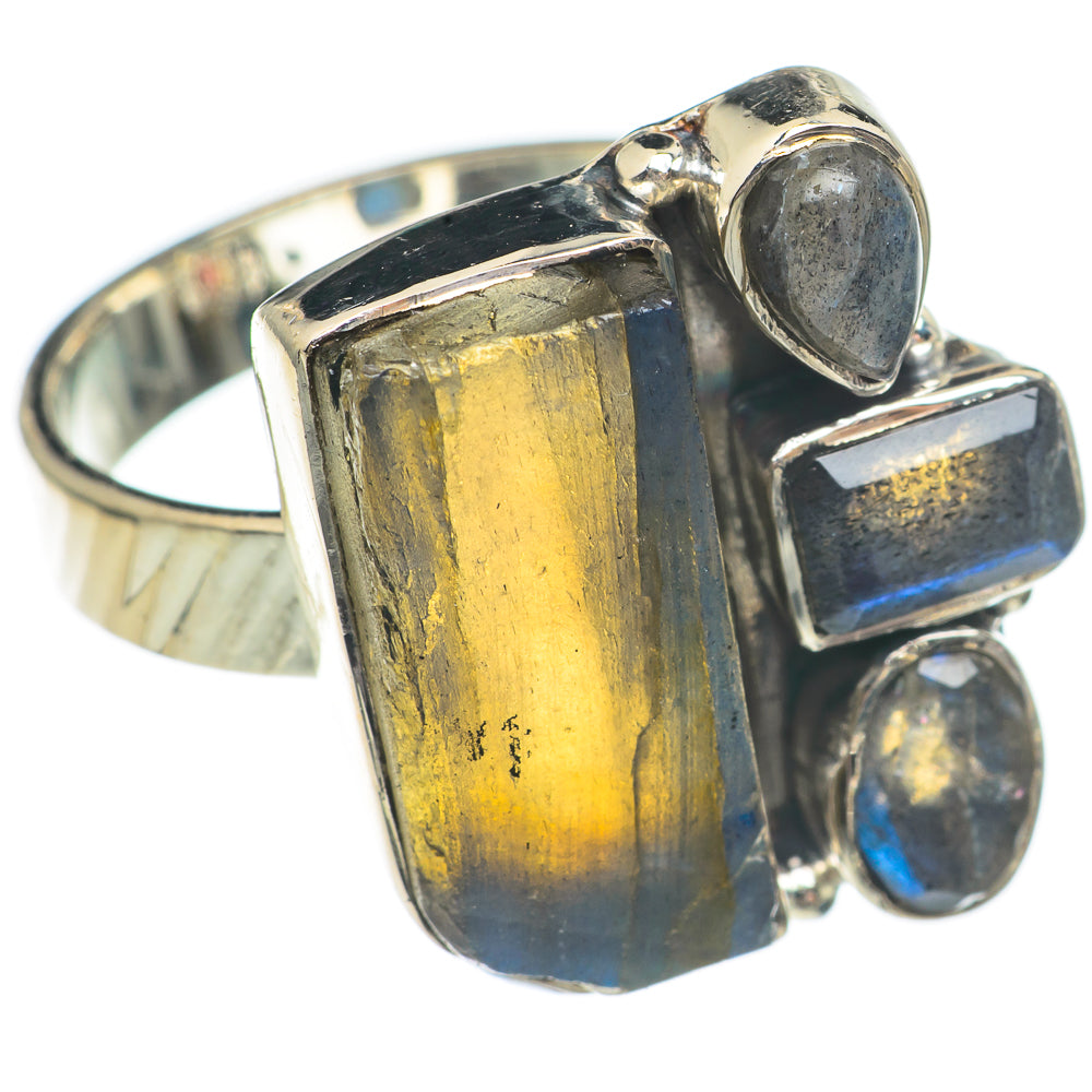 Labradorite Rings handcrafted by Ana Silver Co - RING68778