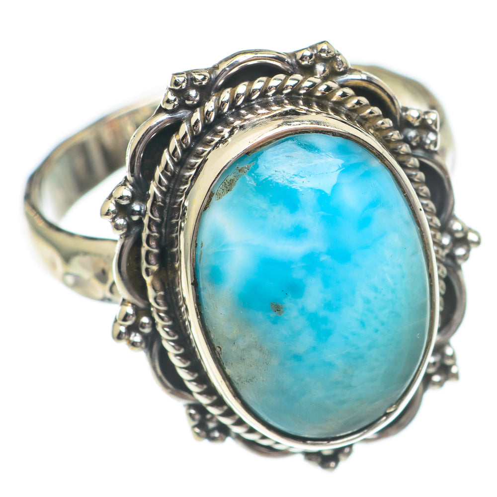 Larimar Rings handcrafted by Ana Silver Co - RING68779