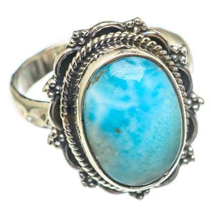 Larimar Rings handcrafted by Ana Silver Co - RING68779