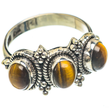 Tiger Eye Rings handcrafted by Ana Silver Co - RING68783