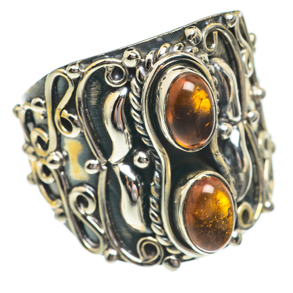Baltic Amber Rings handcrafted by Ana Silver Co - RING68787