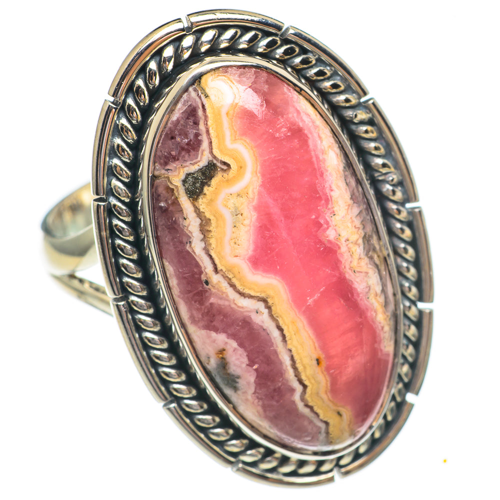 Rhodochrosite Rings handcrafted by Ana Silver Co - RING68789