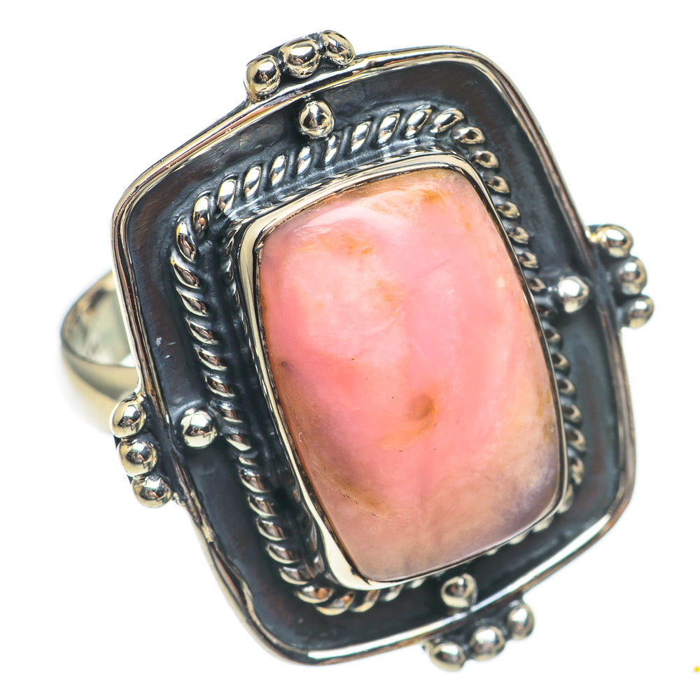 Pink Opal Rings handcrafted by Ana Silver Co - RING68792