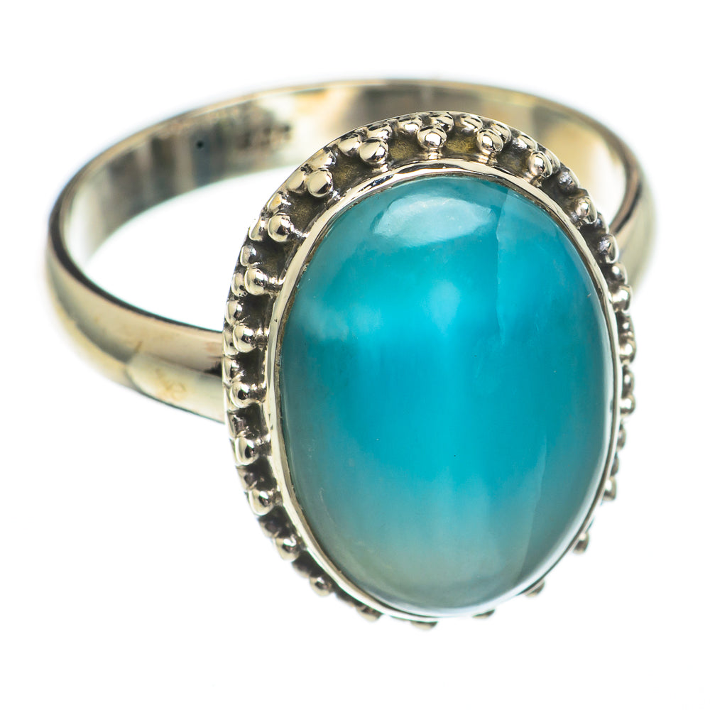 Larimar Rings handcrafted by Ana Silver Co - RING68812
