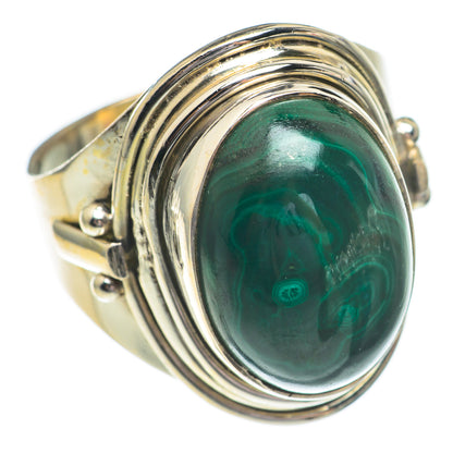 Malachite Rings handcrafted by Ana Silver Co - RING68815