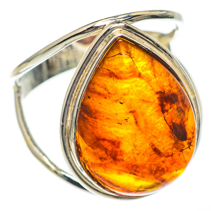 Baltic Amber Rings handcrafted by Ana Silver Co - RING68821