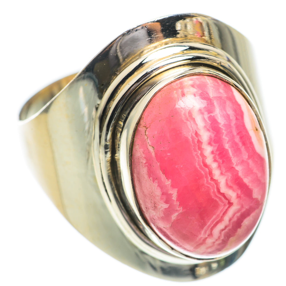 Rhodochrosite Rings handcrafted by Ana Silver Co - RING68823