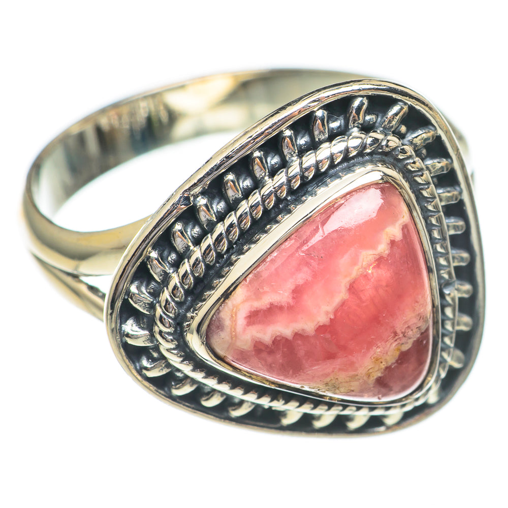 Rhodochrosite Rings handcrafted by Ana Silver Co - RING68825