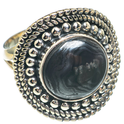 Psilomelane Rings handcrafted by Ana Silver Co - RING68833 - Photo 2