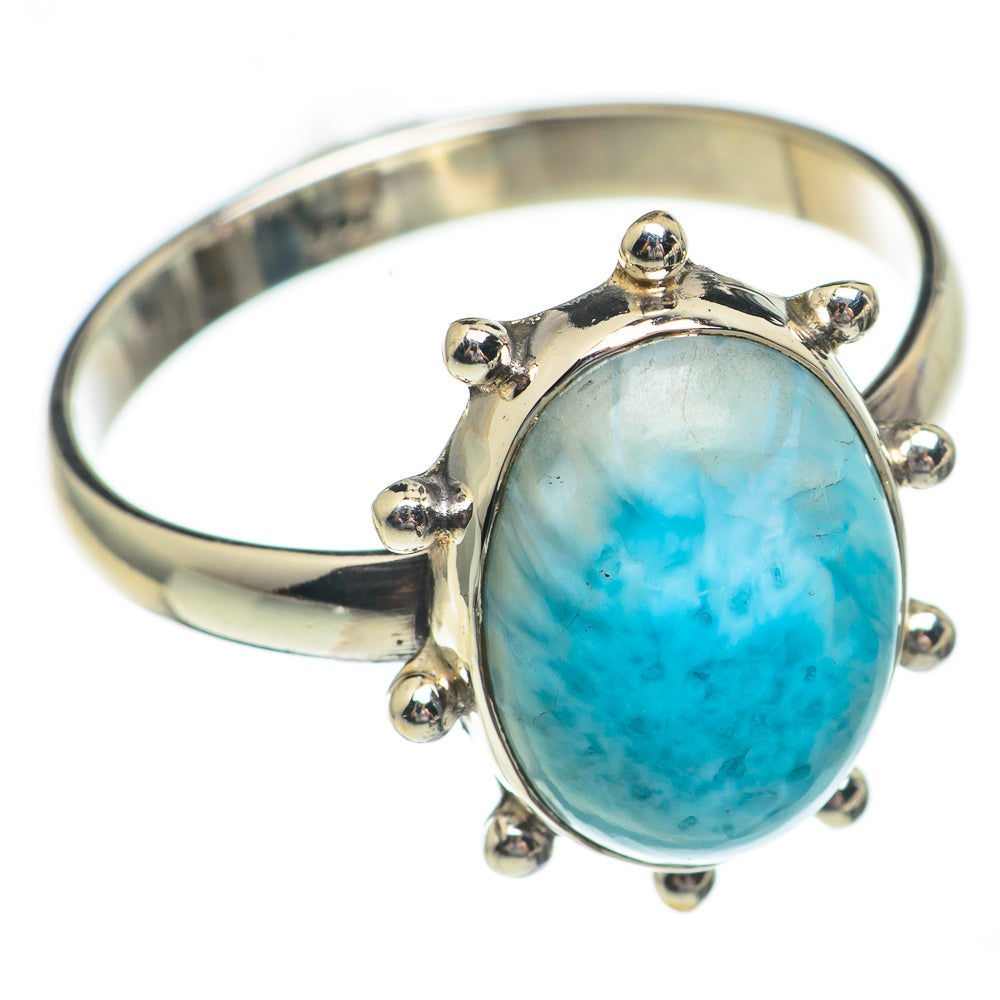 Larimar Rings handcrafted by Ana Silver Co - RING68841