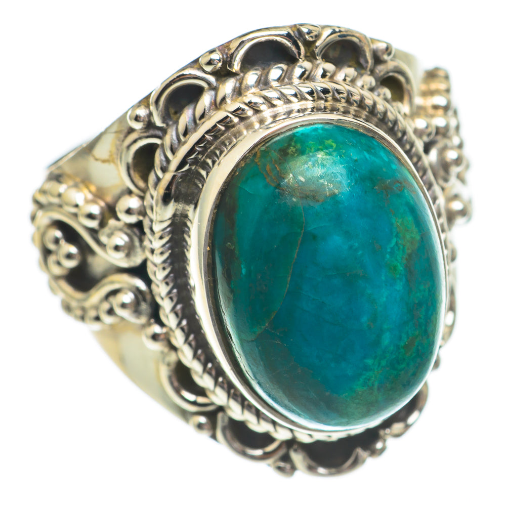 Chrysocolla Rings handcrafted by Ana Silver Co - RING68842