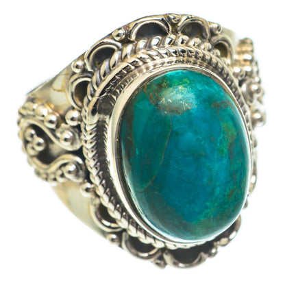 Chrysocolla Rings handcrafted by Ana Silver Co - RING68842