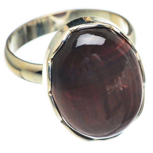 Red Tiger Eye Rings handcrafted by Ana Silver Co - RING68851