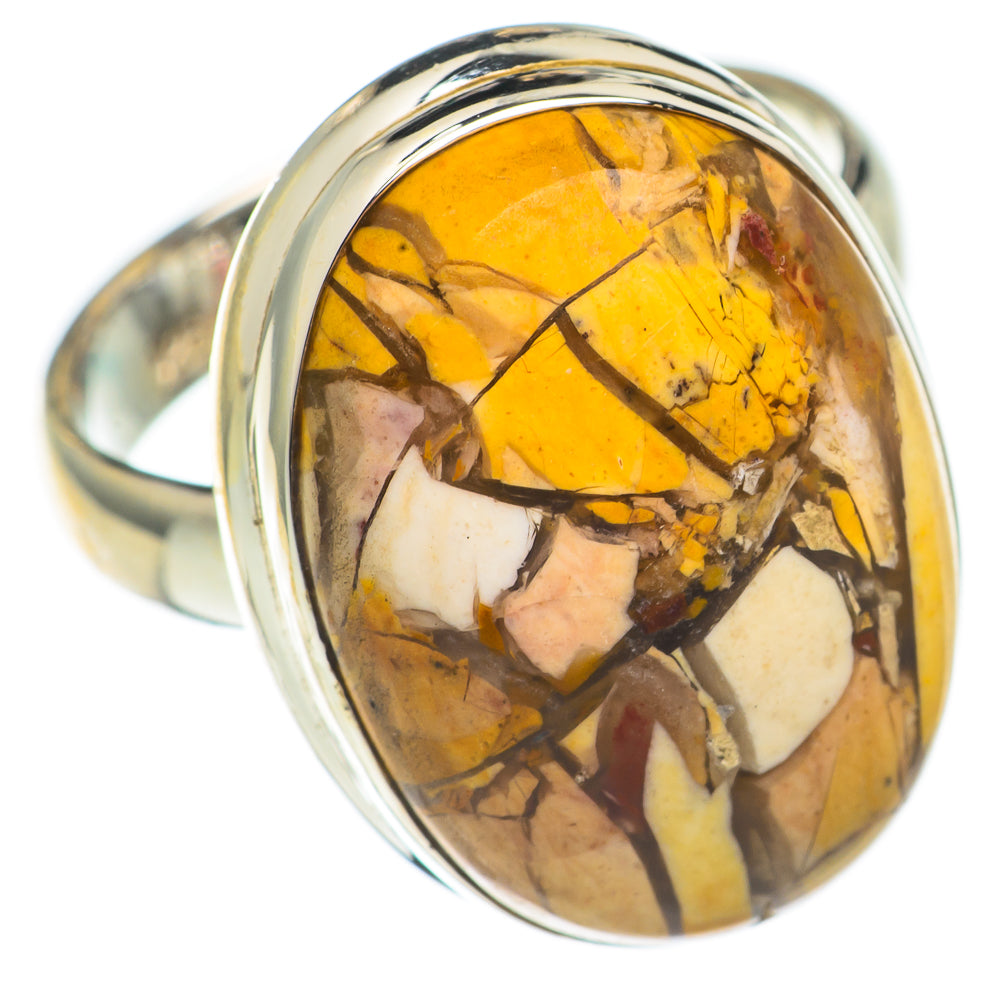 Brecciated Mookaite Rings handcrafted by Ana Silver Co - RING68853 - Photo 2