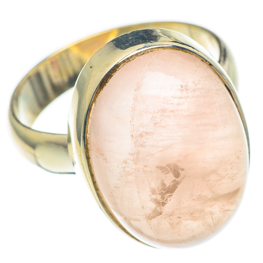 Rose Quartz Rings handcrafted by Ana Silver Co - RING68858