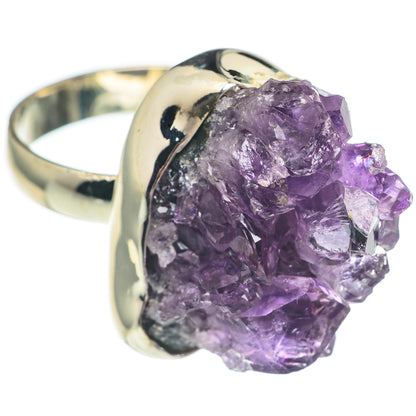 Amethyst Crystal Rings handcrafted by Ana Silver Co - RING68860
