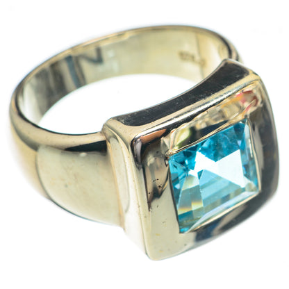Blue Topaz Rings handcrafted by Ana Silver Co - RING68874