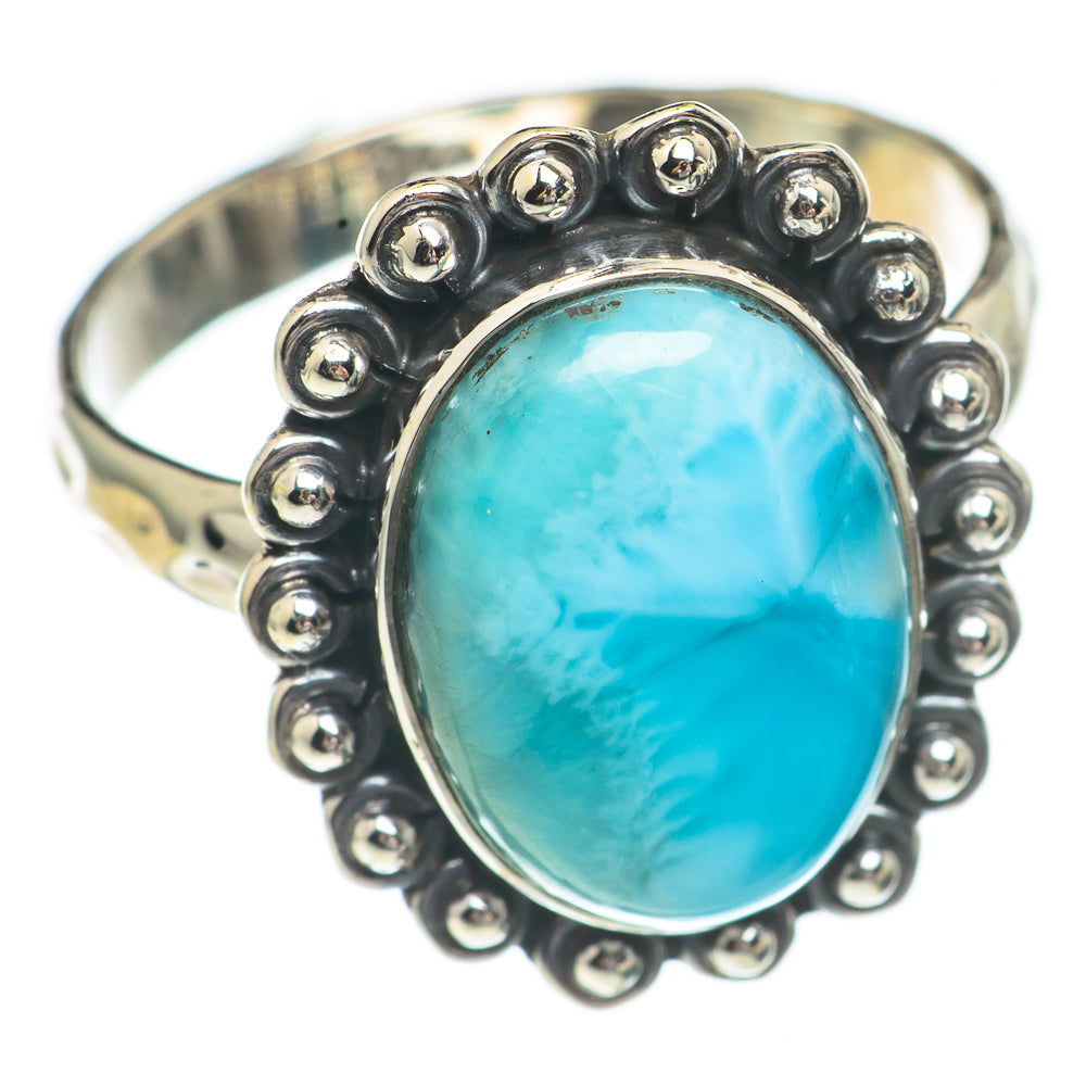 Larimar Rings handcrafted by Ana Silver Co - RING68875
