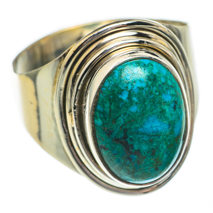 Chrysocolla Rings handcrafted by Ana Silver Co - RING68876