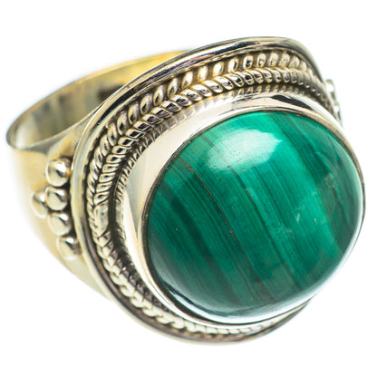 Malachite Rings handcrafted by Ana Silver Co - RING68877