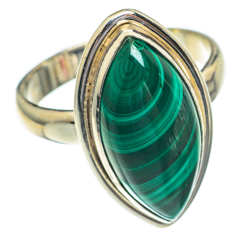 Malachite Rings handcrafted by Ana Silver Co - RING68878