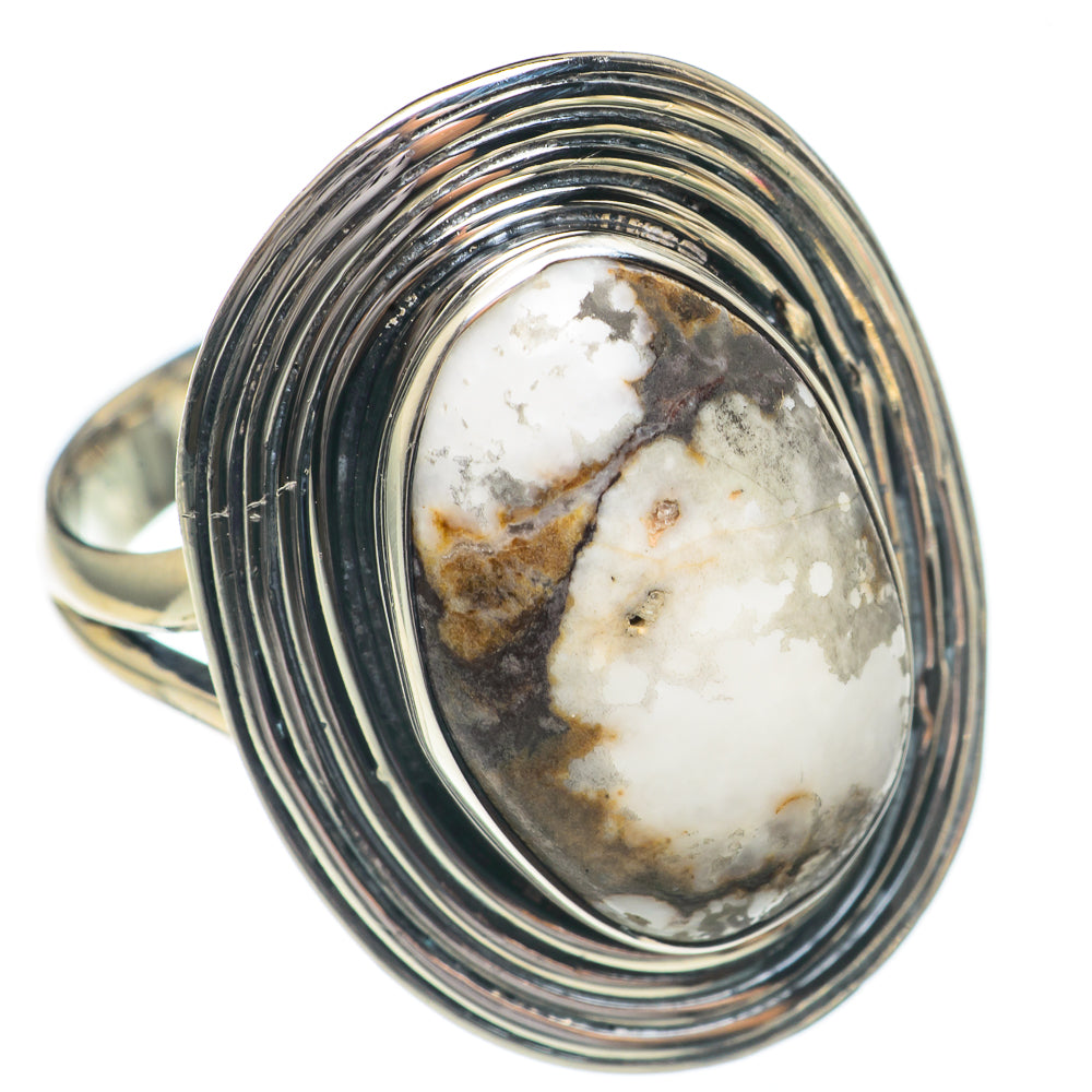 Peanut Wood Jasper Rings handcrafted by Ana Silver Co - RING68880
