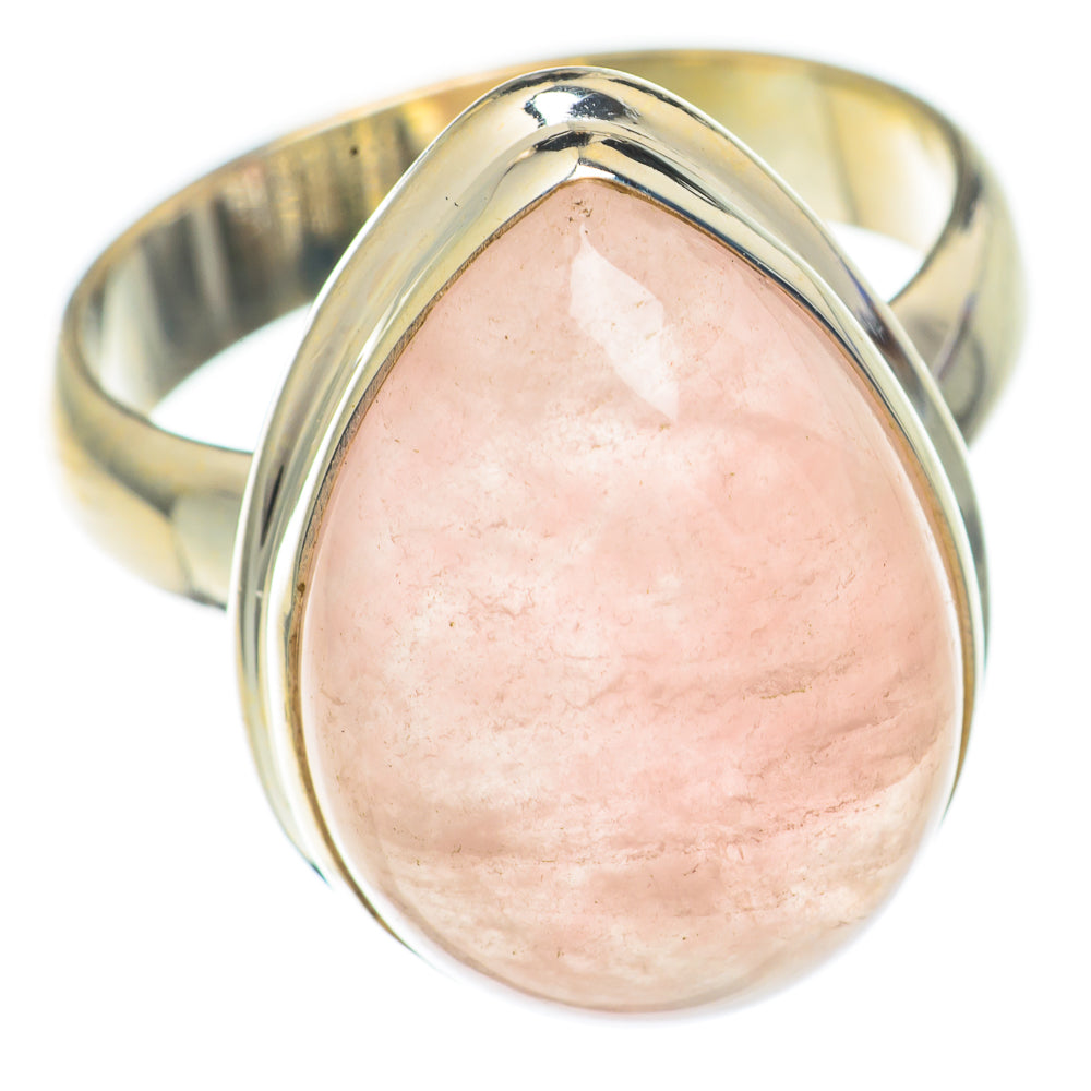 Rose Quartz Rings handcrafted by Ana Silver Co - RING68888