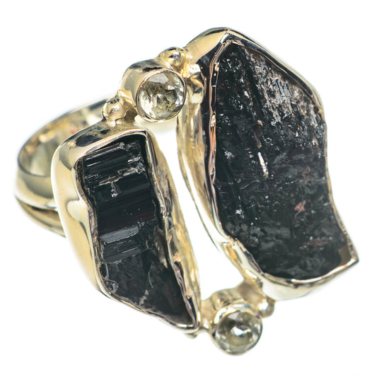 Black Tourmaline Rings handcrafted by Ana Silver Co - RING68894