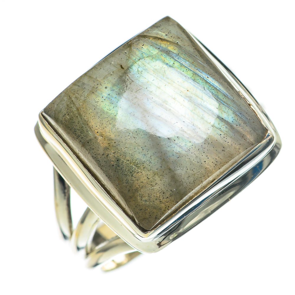 Labradorite Rings handcrafted by Ana Silver Co - RING68901