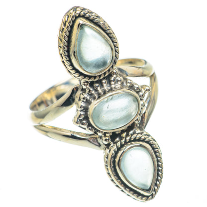 Aquamarine Rings handcrafted by Ana Silver Co - RING68906
