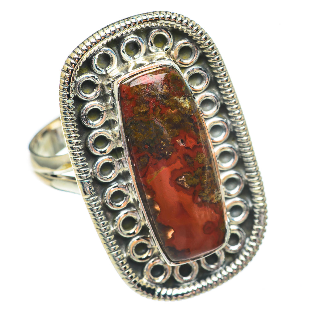 Mahogany Obsidian Rings handcrafted by Ana Silver Co - RING68909