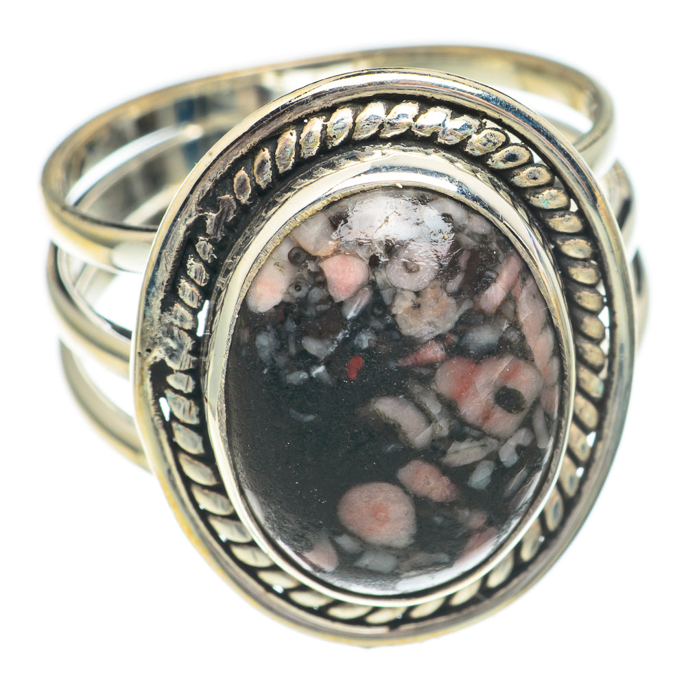 Crinoid Fossil Rings handcrafted by Ana Silver Co - RING68910
