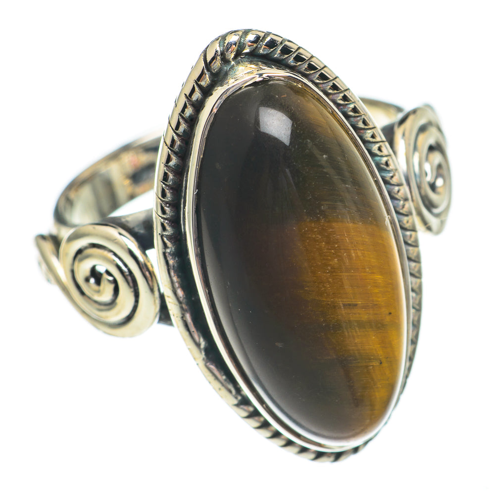 Tiger Eye Rings handcrafted by Ana Silver Co - RING68912