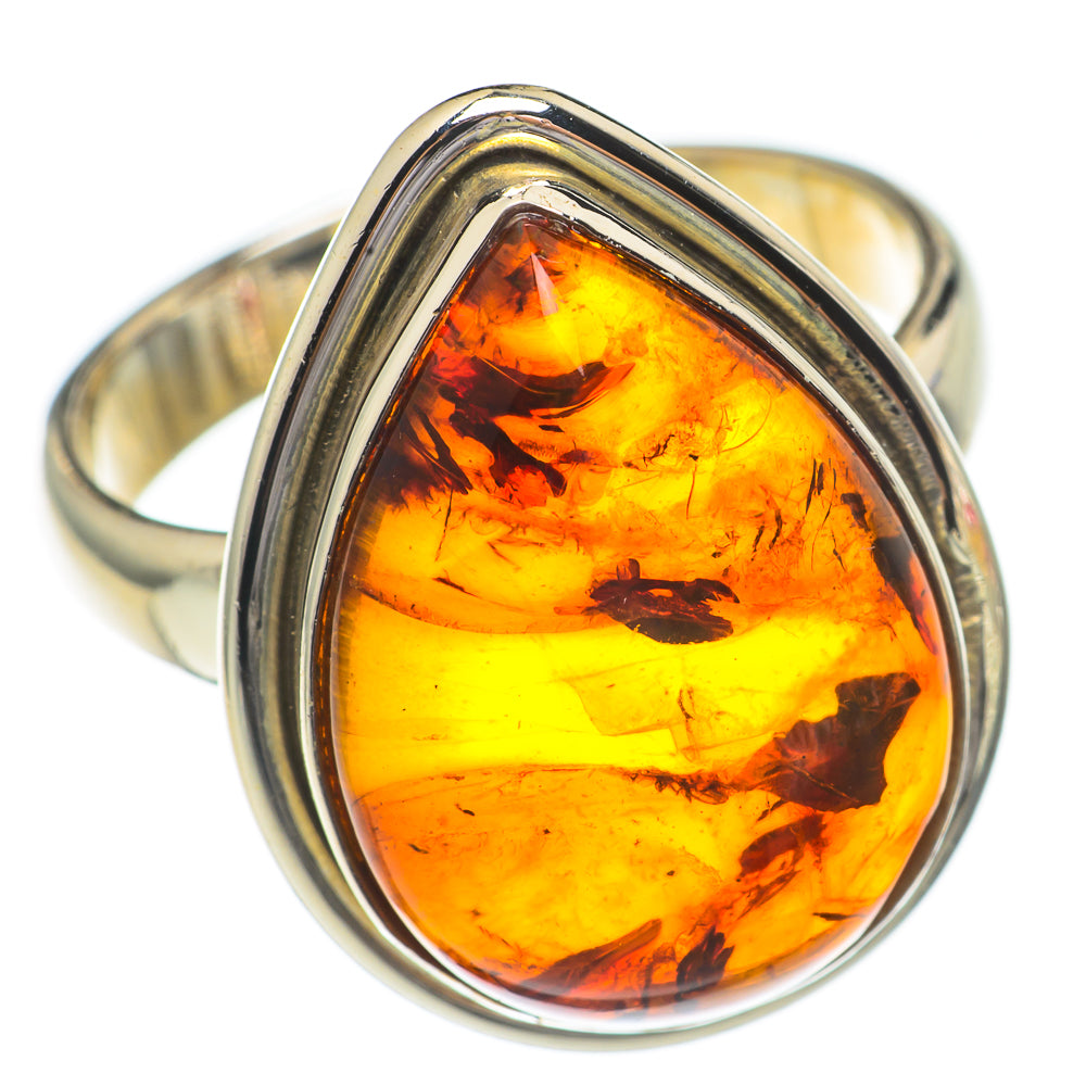 Baltic Amber Rings handcrafted by Ana Silver Co - RING68915